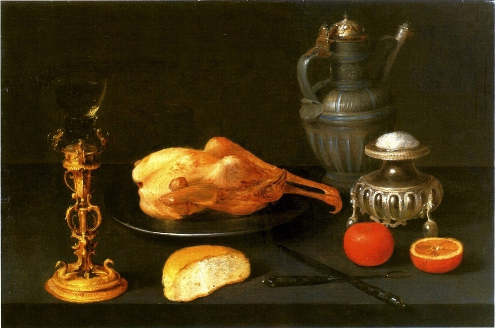 still life with a salt cellar